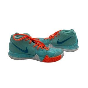 Nike Light Aqua Kyrie 4 Power Is Female Basketball Shoes Size 9 Men's